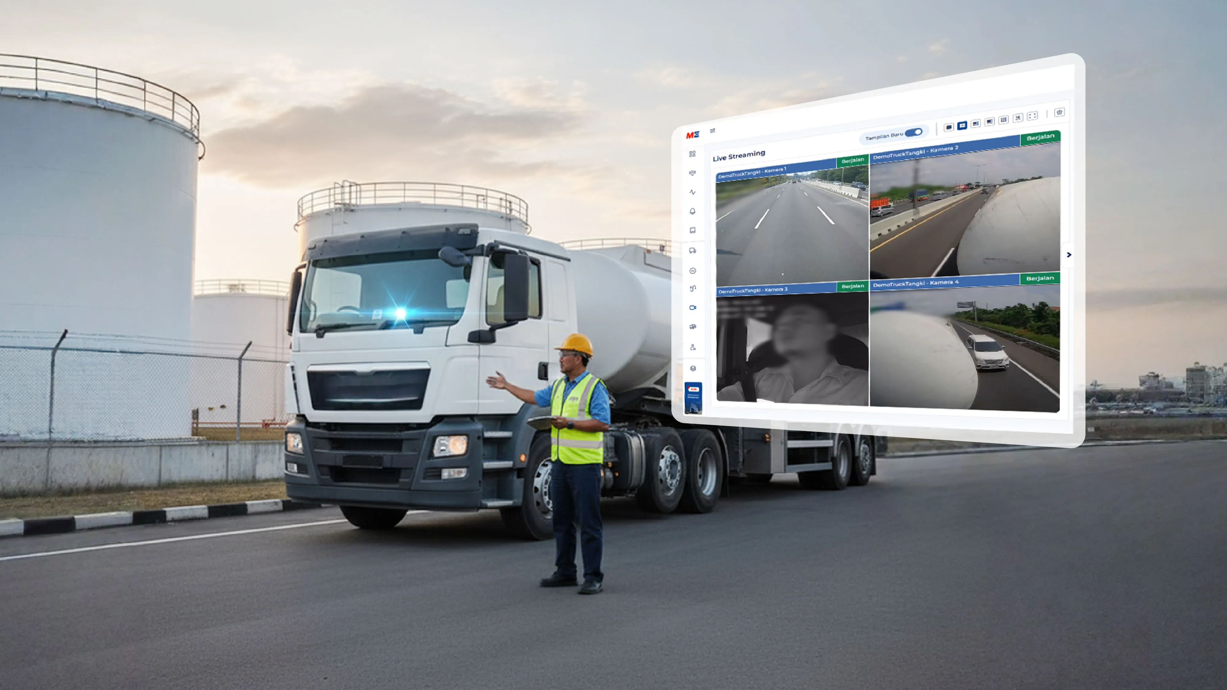 Dashcam Truck Jadi Andalan Perusahaan Logistik untuk Monitoring Perjalanan
